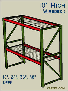 FastRak-Starter-10-Feet-High-Wiredeck