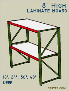 FastRak-Starter-8-Feet-High-Laminate-Board