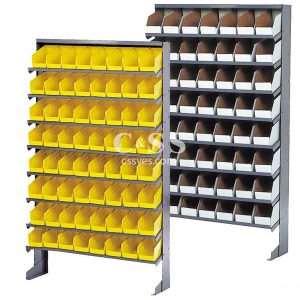 Floor Pick Rack with Storage Bins 6x6