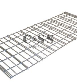 Jaken Shelving Silver Wire Mesh Deck 6