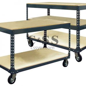 Mobile Boltess Shelving Workbench 6