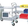 Mobile Service Carts with Wire Shelving 6