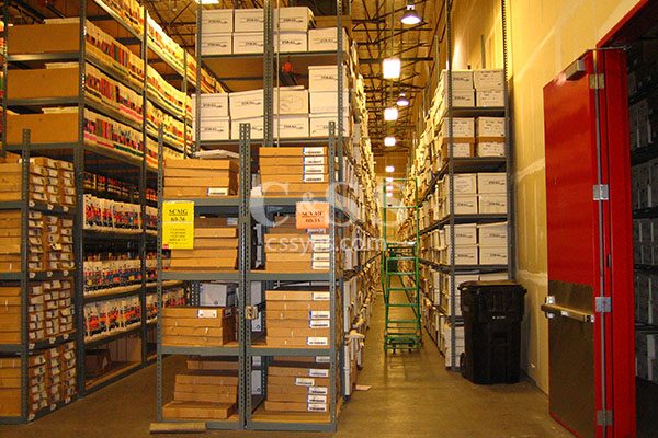 Records Storage Shelving Aisles 6L