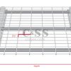 Wire Mesh Deck Dimension 6L