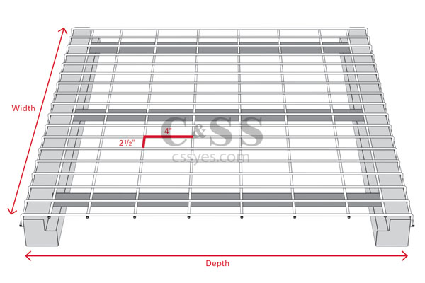 Wire Mesh Deck Dimension 6L