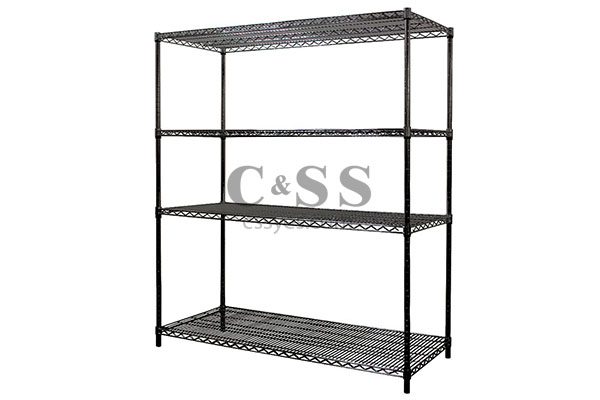 Wire Shelving Stationary Black 6