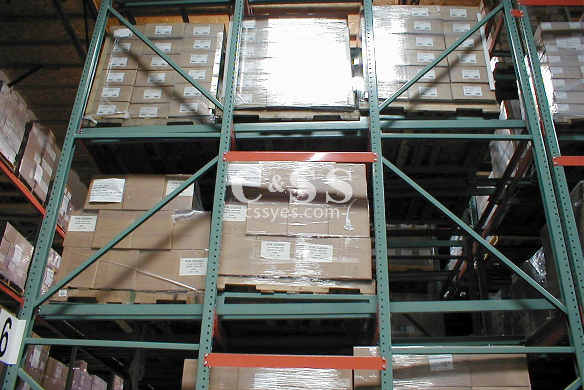 3 Deep Pallet Pushback Rack 12 3 Deep Pallet Pushback Rack 12