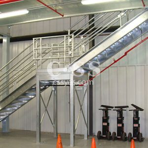 Mezzanine Stairs with Intermediate Landing 6