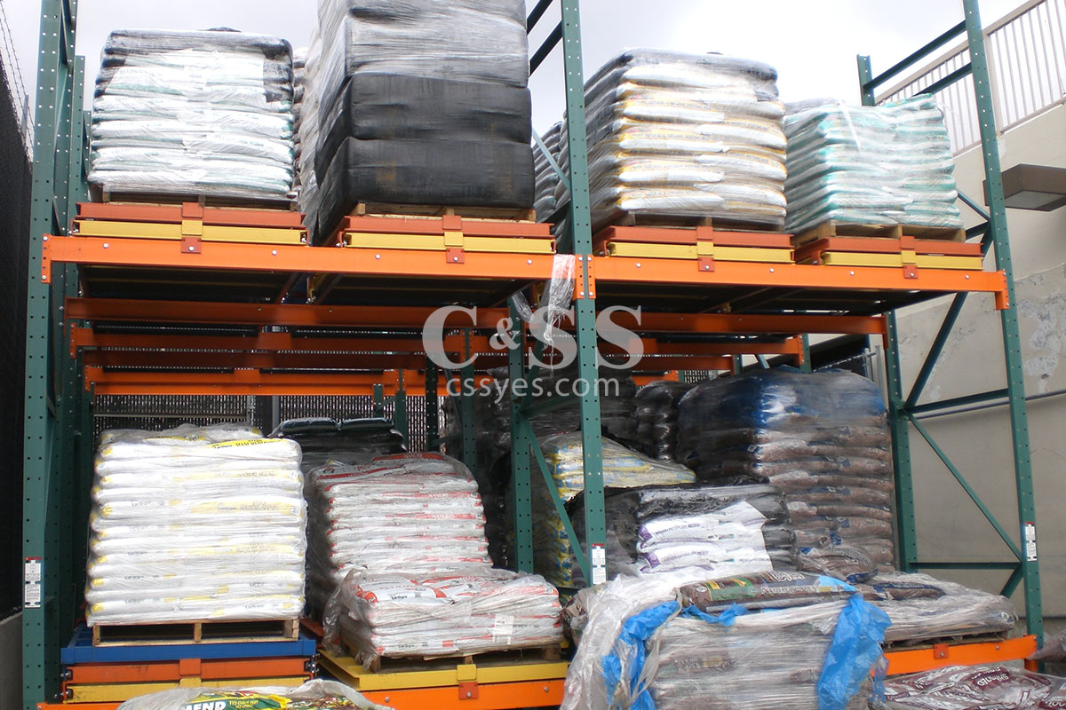 Outdoor Push Back Pallet Rack 12 Outdoor Push Back Pallet Rack 12