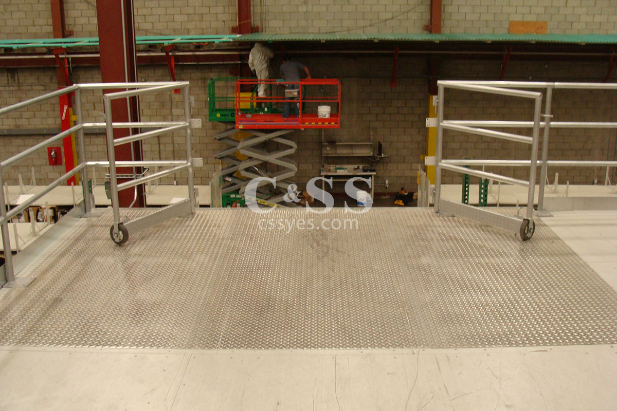 Pallet Drop Area Steel Plate Deck 12 Pallet Drop Area Steel Plate Deck 12