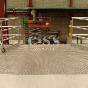 Pallet Drop Area Steel Plate Deck 6