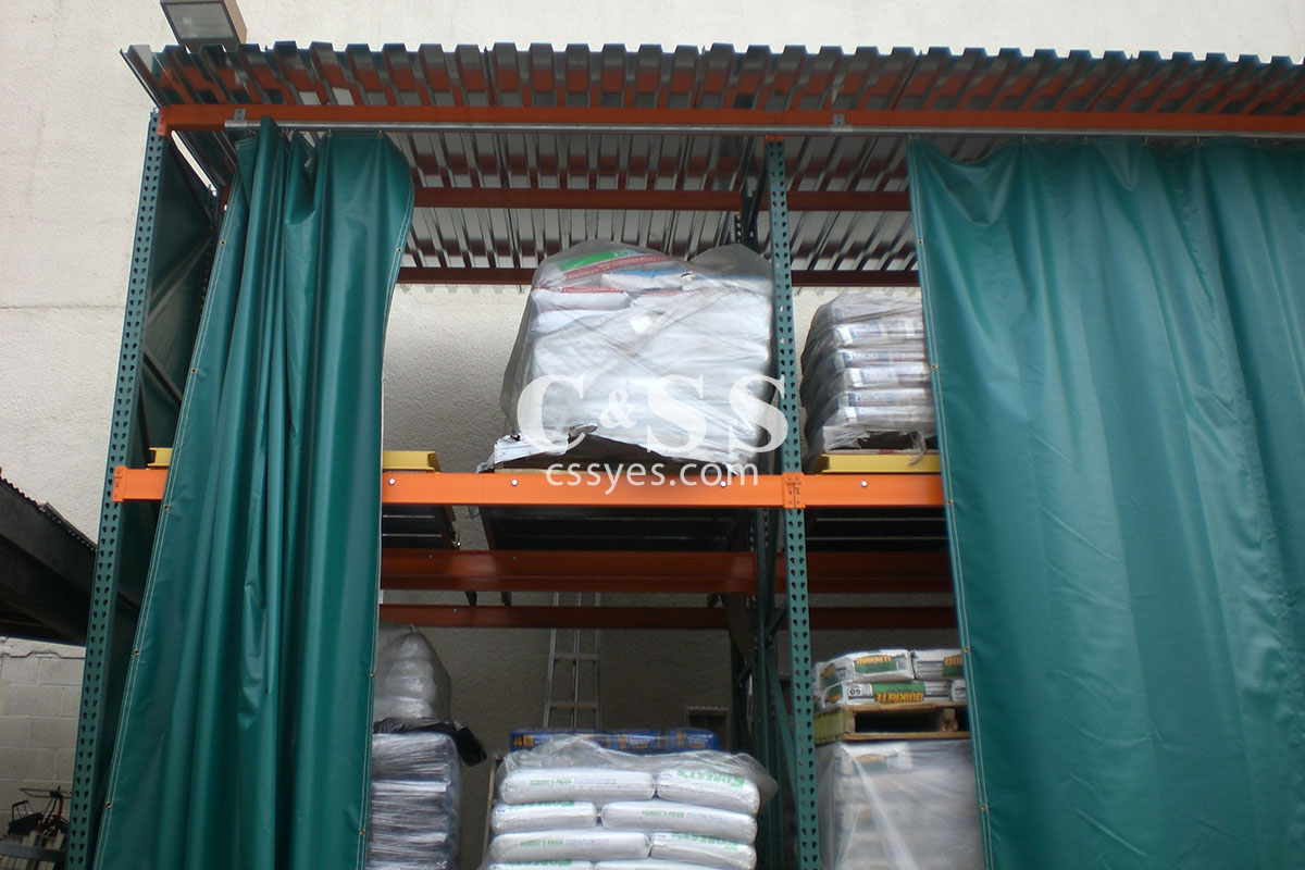 Pallet Rack with B Deck Roof 12
