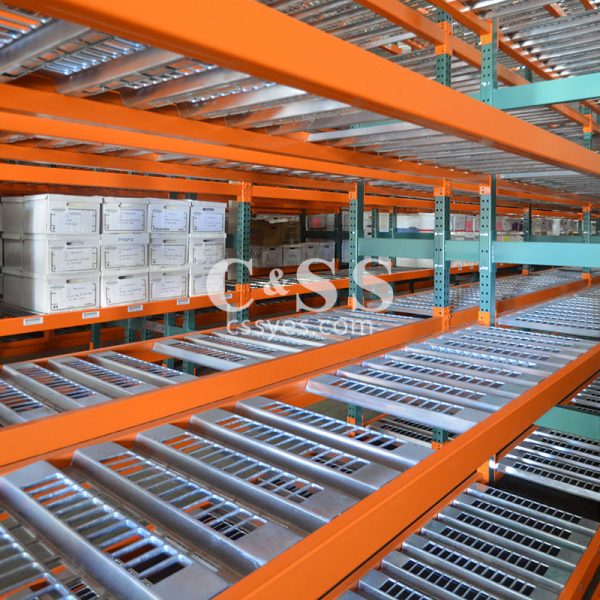 Punch Deck Shelving Industrial Pallet Racking Systems C&SS
