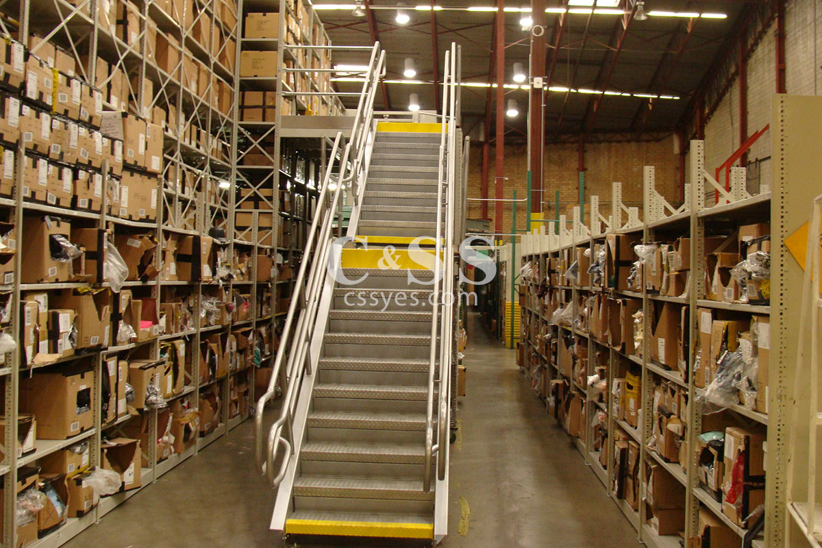 Shelving Catwalk Stairs 12 Shelving Catwalk Stairs 12