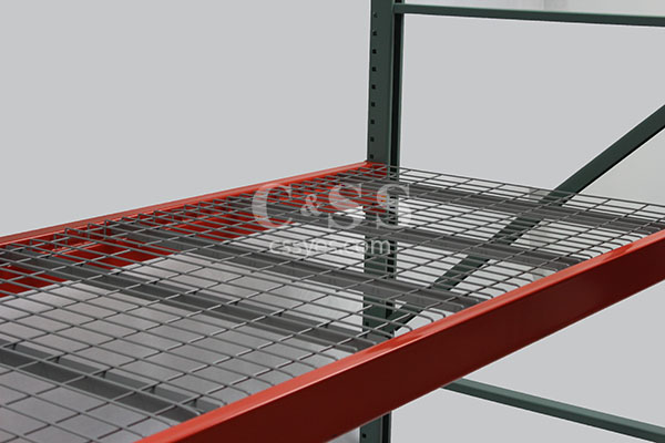 Pallet Rack. Details about   USED 48”Dx64”W Waterfall Wire Decking 