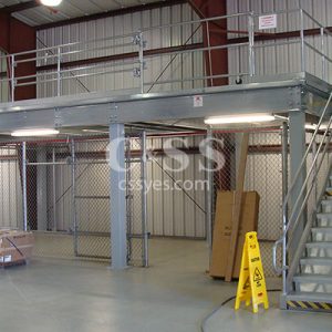 Storage Mezzanine with Stairs 6