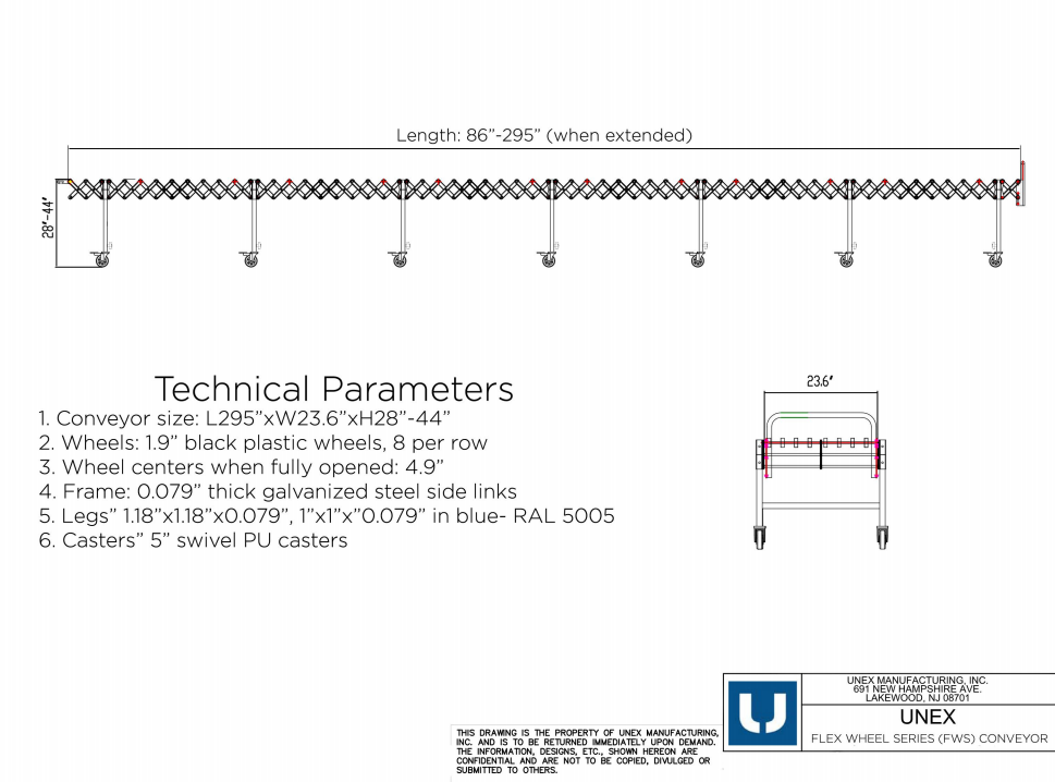 Flex Wheel Tech Parameters