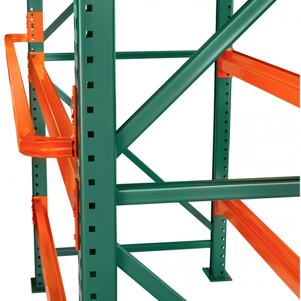 Pallet Racking Backstop Tube And Structural Design For Forklifts