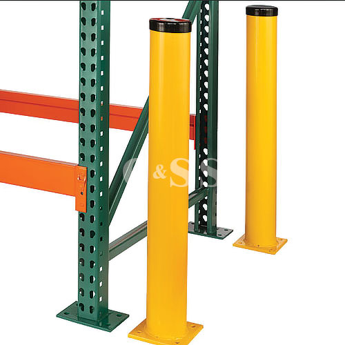 Pallet Racking Protection BarrierHeavy duty Steel Safety BarrierBolt Down 