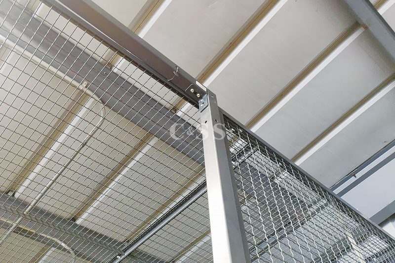 Mezzanine For Maximum Security And Storage