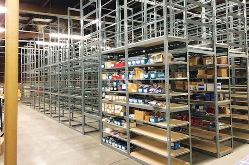 Boltless Shelving System For Calexico Automotive Company