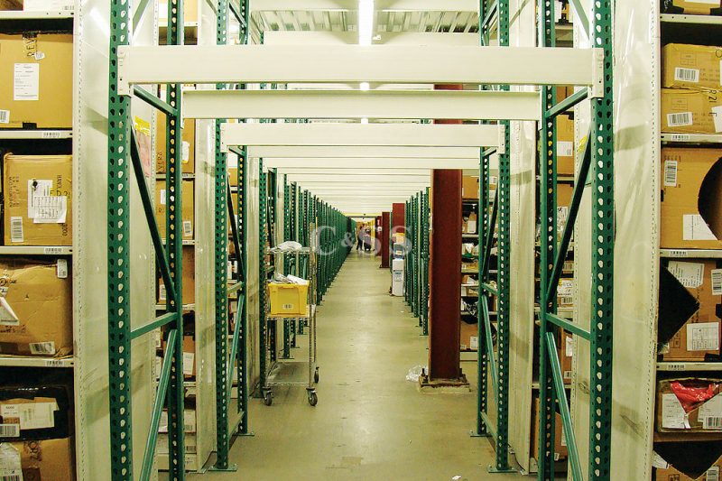 Clothing Company Uses Pallet Storage Rack For Forklift Safety