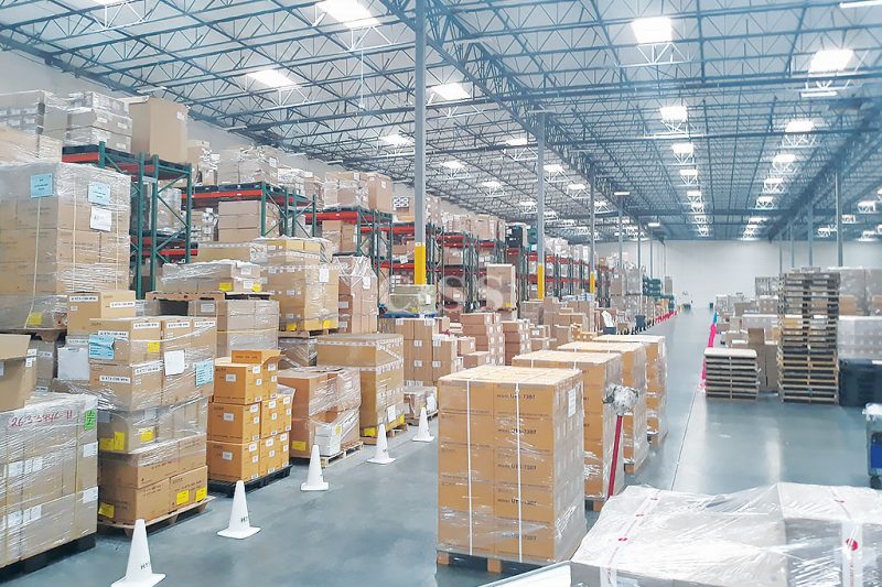 Electronic Manufacturer Uses Pallet Racking and Shelving