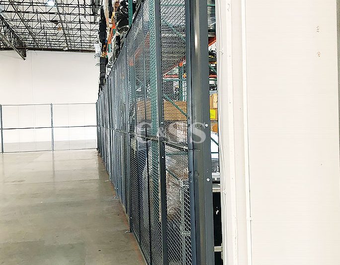 High Fence Wire Partition for Warehouse Security