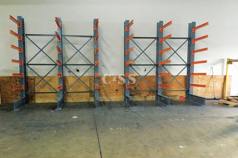 Structural Steel Cantilever Rack for Forklift Safety