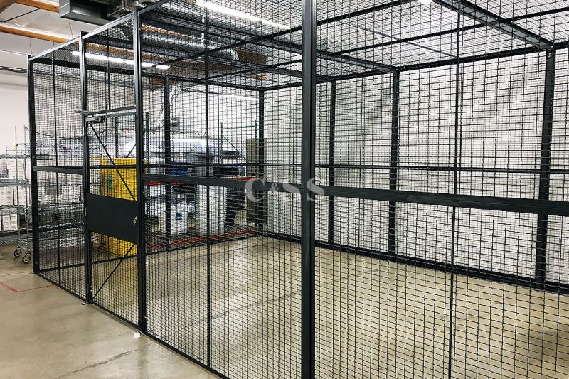 DEA Storage Cage with Ten Gauge Square Woven Wire