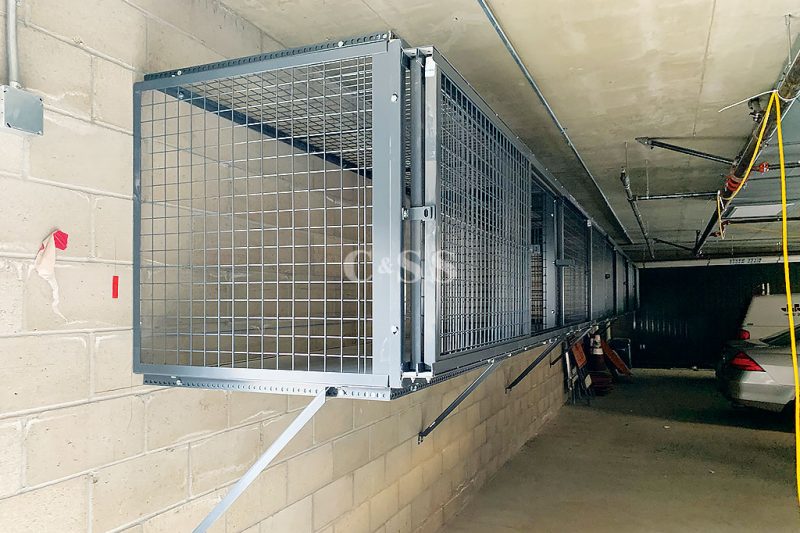 Tenant Steel Storage Locker Install for Luxury Apartment