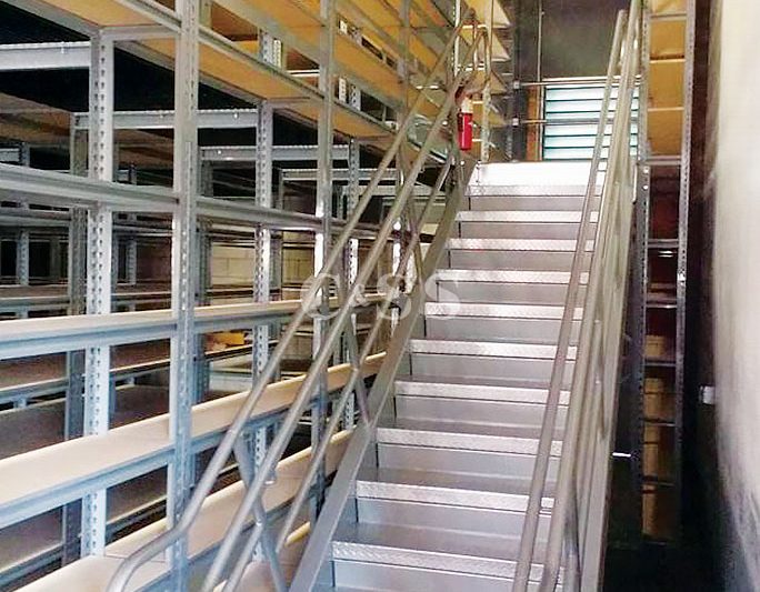 Two Level Catwalk Storage System