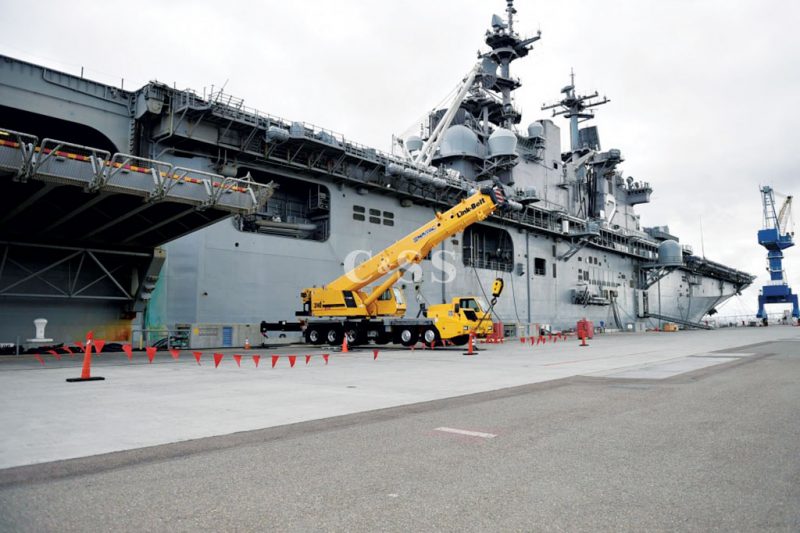 Military Aircraft Carrier Uses Gravity Roller Conveyor Design