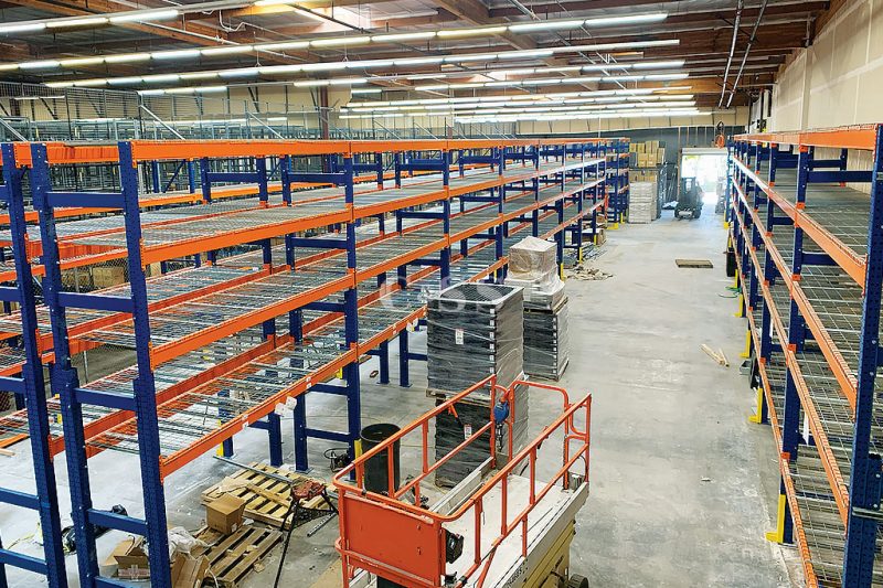 Pallet Racking System Ensures Forklift Safety