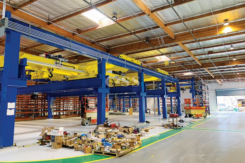 Pallet Racking System Underground Trucks