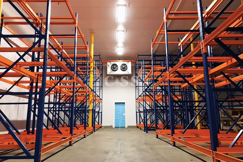 Structural Steel Pallet Racking to Enclose Valuable Meats