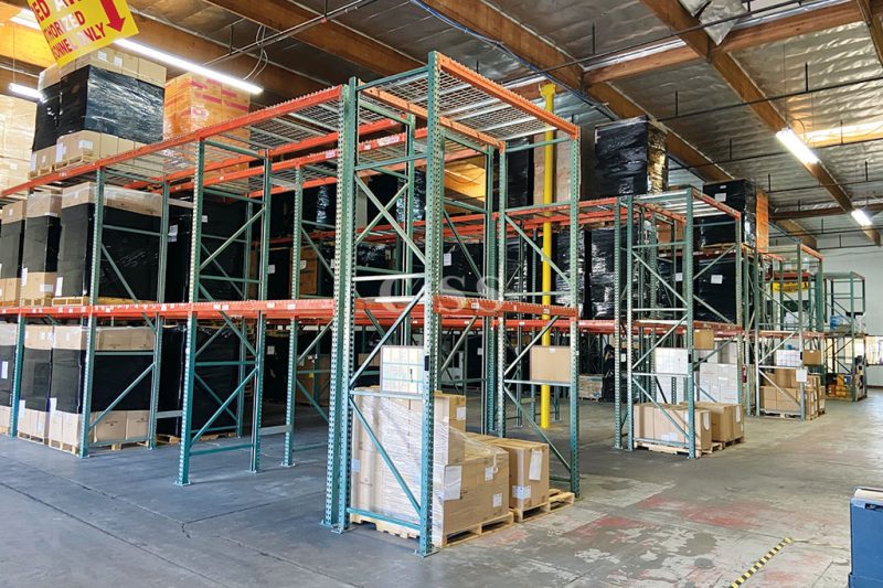 Pallet Rack Beams Installed in Otay Mesa Warehouse