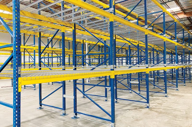 Stacking Batteries On Racking Systems Optimizes Space And Ensures Easy Access