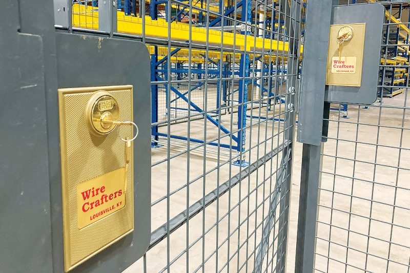 Wire Cages Are Strategically Placed Around The Battery Storage Areas Creating Fire Safe Zones