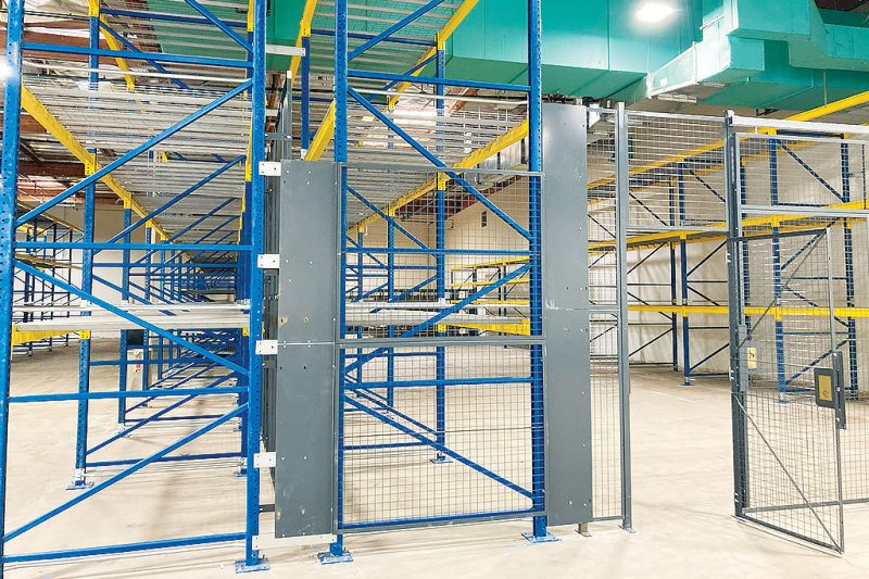 Wire Cages Not Only Protect The Batteries But Also Serve As A Protective Barrier For Employees