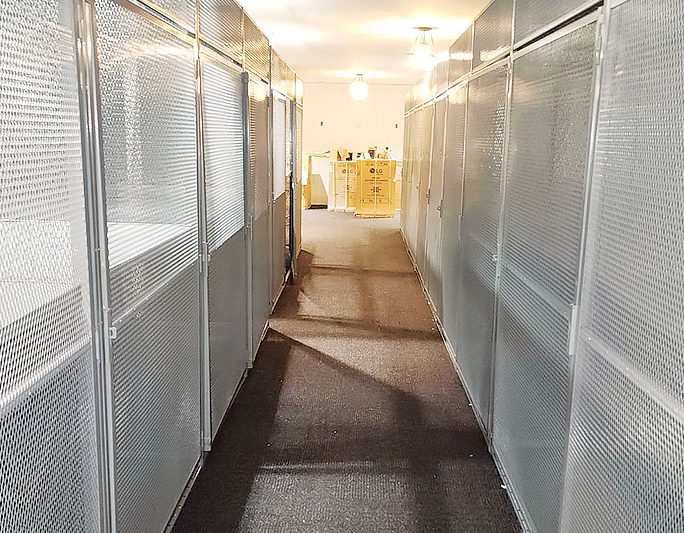 Bulk Storage Lockers Provided Residents with A Spacious Area to Store Their Belongings