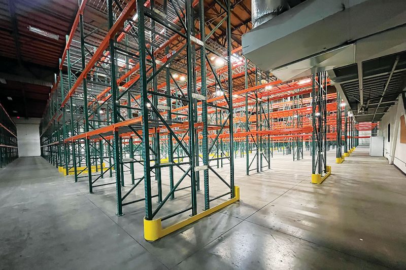Cantilever Pallet Racking Utilized in A Tech Provider's Warehouse