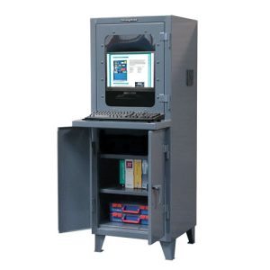 Extreme Duty 12 GA Computer Cabinet With 2 Shelves