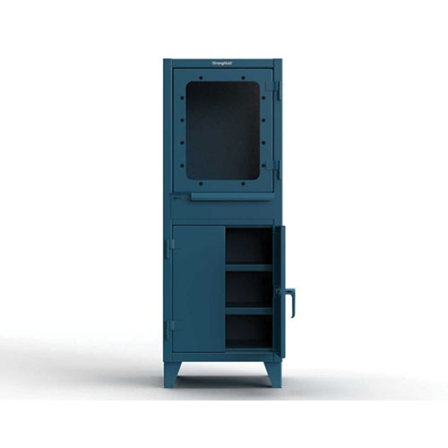 Blue-Ultra-Durable-12-Gauge-Computer-Cabinet-with-2-Shelves