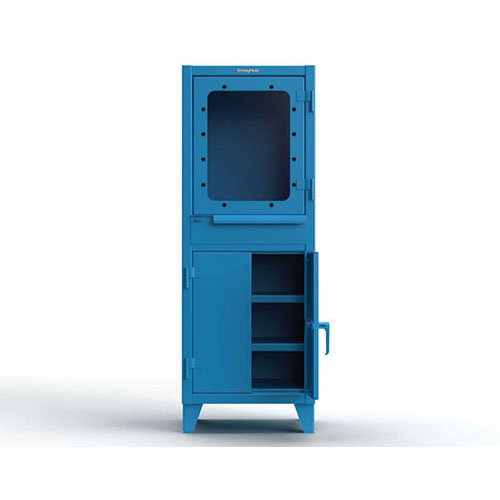 Light-Blue-Ultra-Durable-12-Gauge-Computer-Cabinet-with-2-Shelves